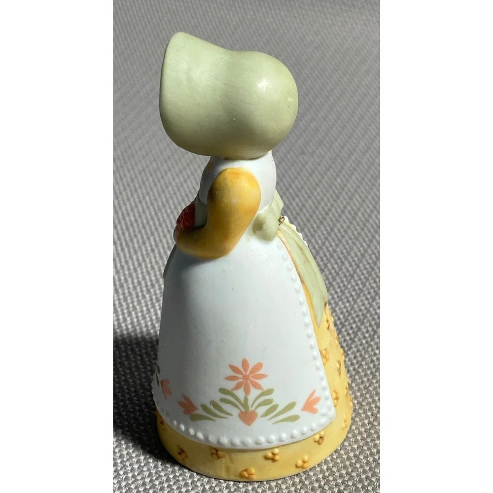 Avon Porcelain Bell Lot 1985 Bonnet Girl‎ Flowers 1984 Bunny 1983 Pixie